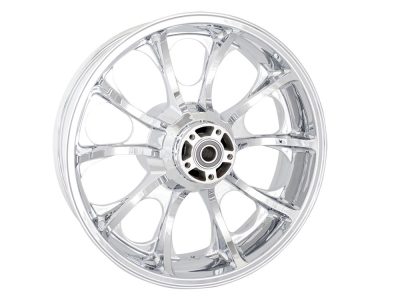 18in. x 5.50in. wide Largo 3D Wheel with Rear Hub - Chrome. Fits Touring 2009up with ABS