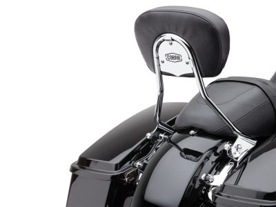 Short Quick Detachable Sissy Bar Kit - Chrome. Fits Touring 2014up.