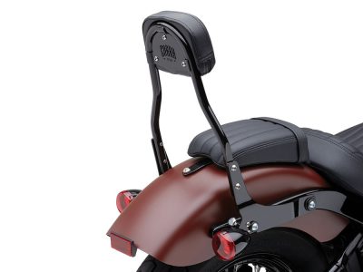 Short Quick Detachable Sissy Bar Kit - Black. Fits Deluxe, Heritage Classic, Softail Slim & Street Bob 2018up & Standard 2020up.