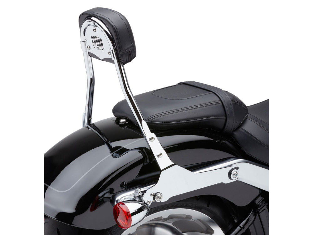 Short Quick Detachable Sissy Bar Kit - Chrome. Fits Fat Boy & Breakout 2018up. - Image 2