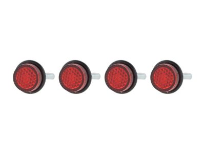 Red Reflectors - Pack of 4