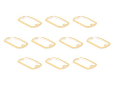 Front Master Cylinder Gasket - Pack of 10. Fits Big Twin & Sportster 1972-1981.