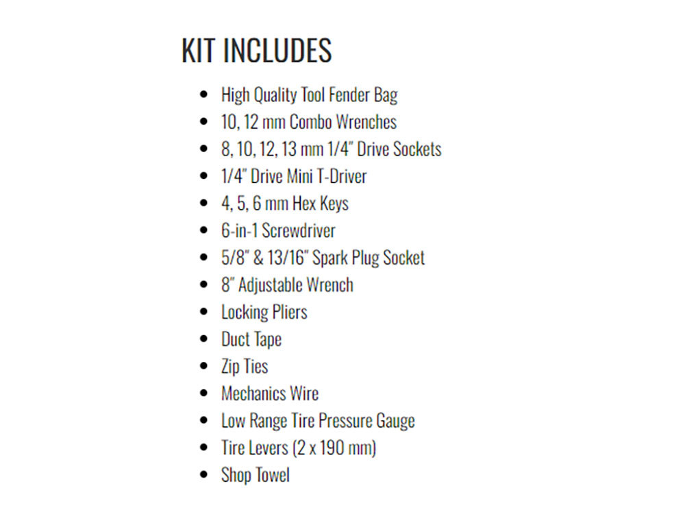 DMX Fender Mount Tool Kit Motorcycle, ATV, Snow - Image 2