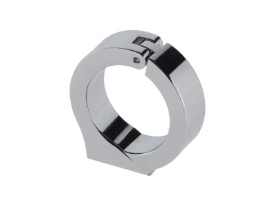 Cup Mounting Bracket - Chrome. Fits 1-1/4in. Diameter Handlebars using Dakota 1-7/8in. or 2-1/16in. Gauge Cup.