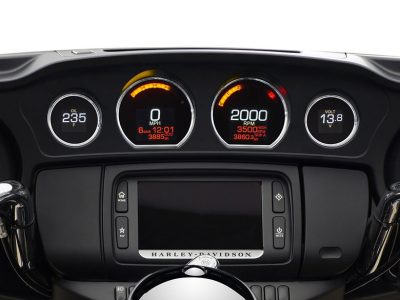 KPH Speedometer & Tachometer - 4 Gauge Kit. Fits Touring 2014-2023 with Fairing.