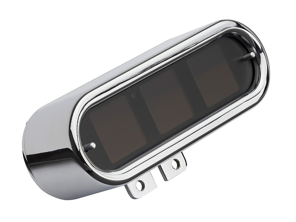 Handlebar Mounted Oval Speedometer/Tachometer - Chrome. Fits Softail 2004-2010, Dyna 2004-2011, Sportster 2004-2013, V-Rod 2007-2017. - Image 2