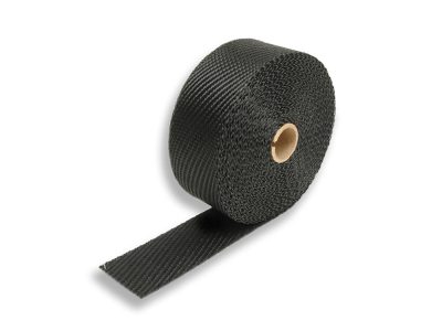 Black Titanium Heat Wrap. 2in. Wide x 50 Foot Roll.