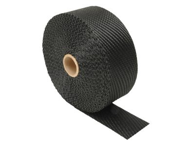 Black Titanium Heat Wrap. 2in. Wide x 100 Foot Roll.