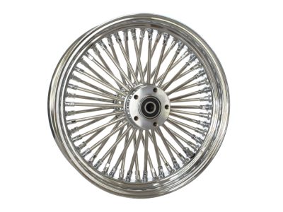 16in. x 3.5in. Mammoth Fat Spoke Rear Wheel - Chrome. Fits Softail 2000-2007, Dyna 2000-2005, Sportster 2000-2004 & Touring 2000-2001.