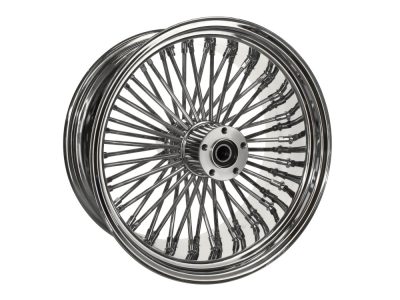18in. x 8.5in. Mammoth Fat Spoke Rear Wheel - Chrome. Fits Softail Breakout 2013-2017 & Rocker 2011.