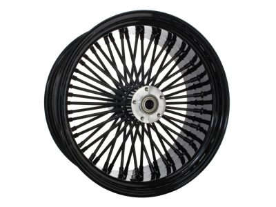 18in. x 8.5in. Mammoth Fat Spoke Rear Wheel - Gloss Black. Fits Softail Breakout 2013-2017 & Rocker 2011.