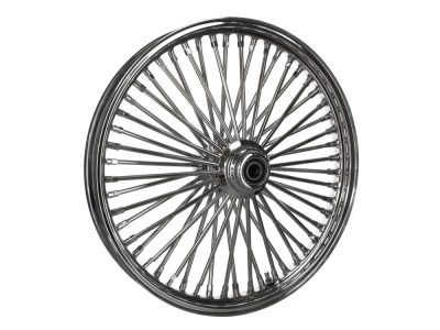 21in. x 2.15in. Mammoth Fat Spoke Front Wheel - Chrome. Fits Mid Glide Dyna 2012-2017 & FX Softail 2018up.