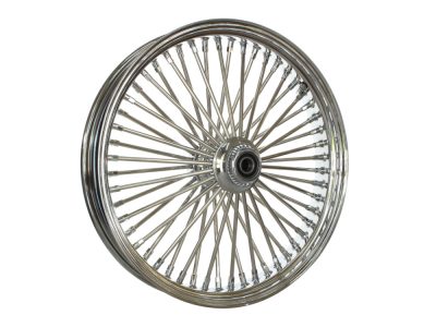 21in. x 3.5in. Mammoth Fat Spoke Front Wheel - Chrome. Fits FX Softail 2011-2015.