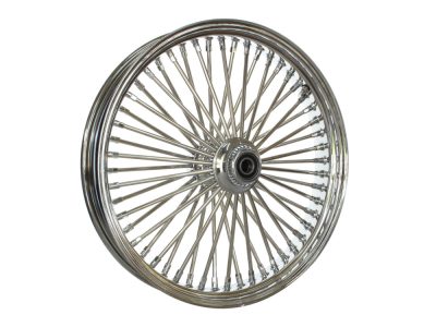 21in. x 3.5in. Mammoth Fat Spoke Front Wheel - Chrome. Fits Softail Breakout 2013up.