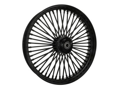23in. x 3.5in. Mammoth Fat Spoke Front Wheel - Gloss Black. Fits FX Softail 2011-2015.