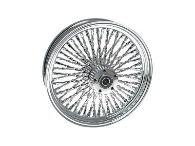 18in. x 3.5in. Cali Fat Spoke Rear Wheel - Chrome. Fits Softail 2011up.