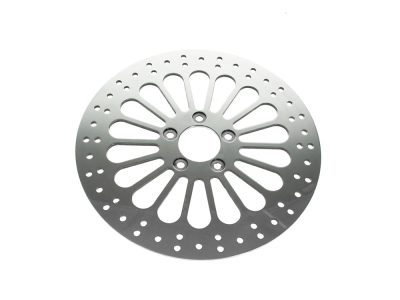 13in. Front Super Spoke SS2 Disc Rotor - Polished. Fits most Big Twin 2000up when upgrading to 13in. x 6 Piston Caliper