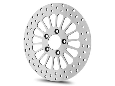 11.5in. Front Super Spoke SS2 Disc Rotor - Polished. Fits Big Twin & Sportster 2000-2014