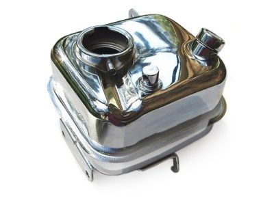 Oil Tank - Chrome. With Provision for Drop In Filter. Fits 4Spd Big Twin 1965-1982.