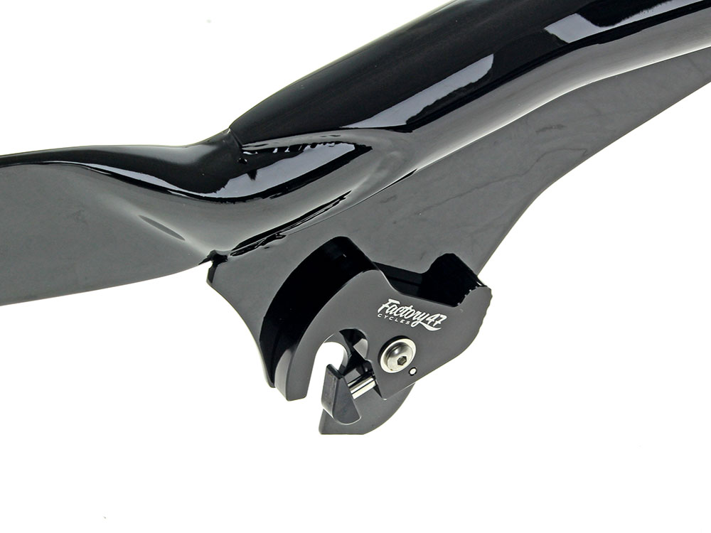 Apex Sissy Bar Backrest - Gloss Black. Fits Touring 2009up. - Image 2