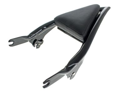 Diamond Stitch Apex Sissy Bar Backrest - Gloss Black. Fits Touring 2009up.