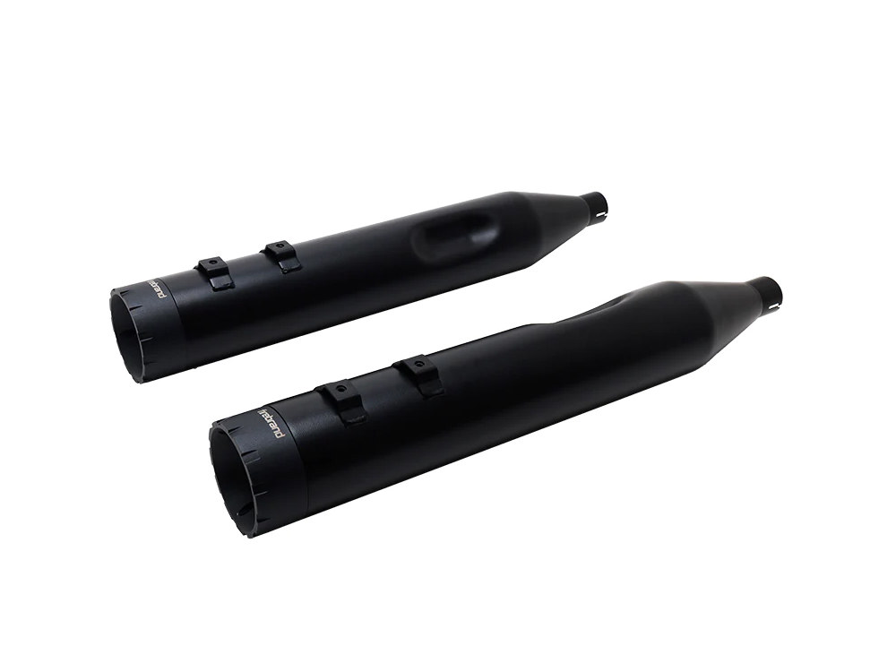 4-1/2in. Monarch Slip-On Mufflers - Black with Black End Caps. Fits Touring 1995-2016. - Image 5