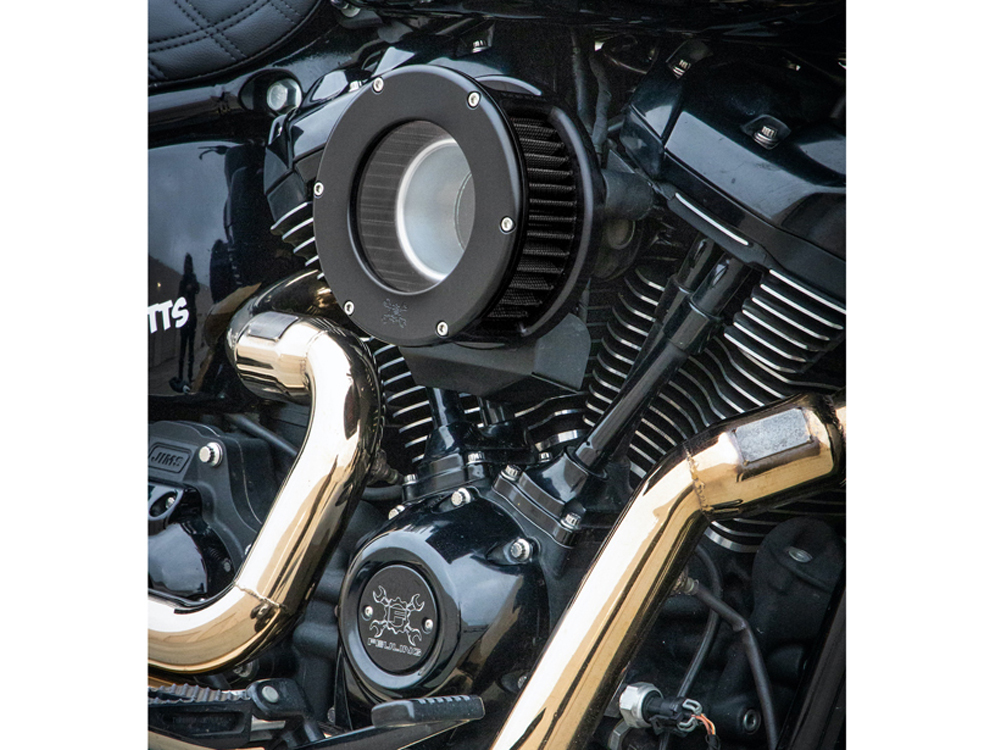 BA Air Cleaner Kit - Black with Clear Cover. Fits Touring 2017-2024 & Softail 2018-2024 - Image 3