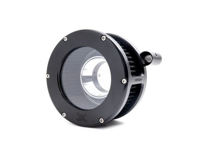 BA Air Cleaner Kit - Black with Clear Cover. Fits Touring 2008-2016, Softail 2016-2017, CVO Softail 2011-2017 & Dyna Low Rider S 2016-2017 with Throttle-by-Wire