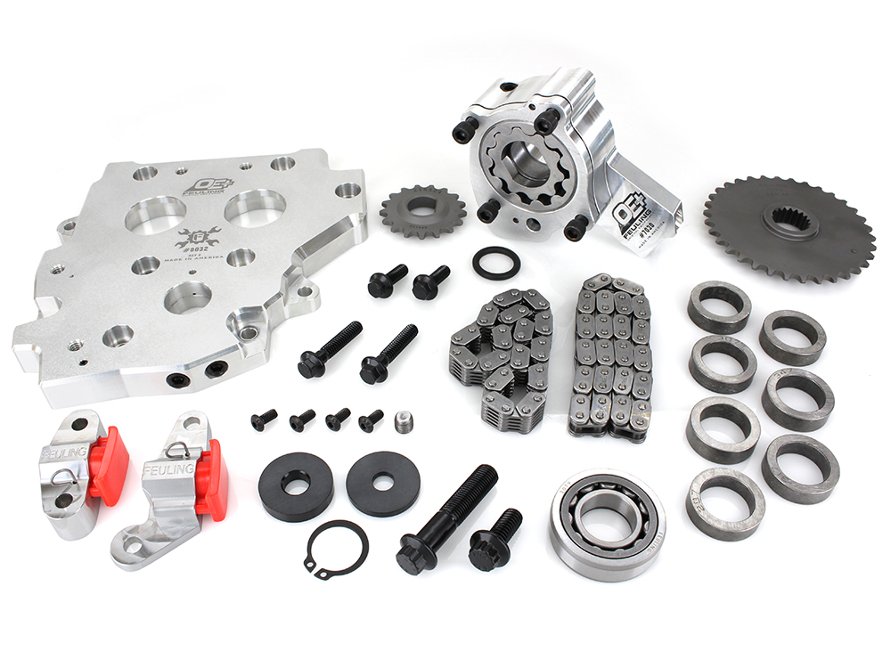 OE+ Hydraulic Cam Chain Tensioner Plate Upgrade Kit. Fits Dyna 1999-2005, Touring 1999-2006 & Softail 2000-2006