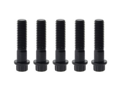 Rear Pulley Bolts - Black 12 Point ARP. 7/16in.-14 x 1.75in.
