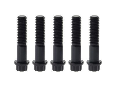 Rear Pulley Bolts - Black 12 Point ARP. 7/16in.-14 x 2.00in.