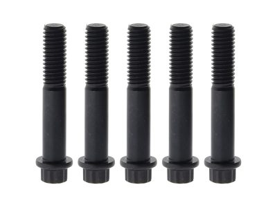 Rear Pulley Bolts - Black 12 Point ARP. 7/16in.-14 x 2.50in.