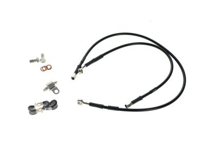 Rear Brake Line - Black. Fits FX Softail 1987-1999