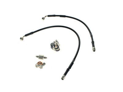 Rear Brake Line - Black. Fits Sportster 2004-2013