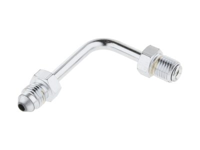 Adapter Fitting 3/8-24 Inverted Flare x 90 Degree Bend to AN3 Line