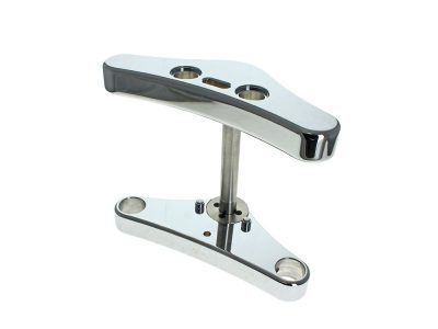 3 Degree Raked 39mm Wide Glide Conversion Triple Tree Kit - Chrome. Fits Sportster 1988-2003, FXR 1988-1994 & Dyna 1991-2005.