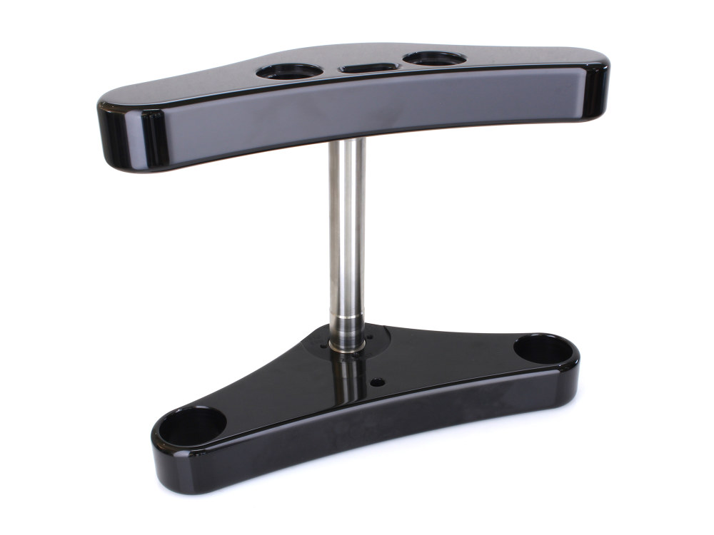 5 Degree Raked Triple Tree Kit - Black. Fits FX Softail 1984-2017 & Dyna Wide Glide 1993-2005. - Image 2