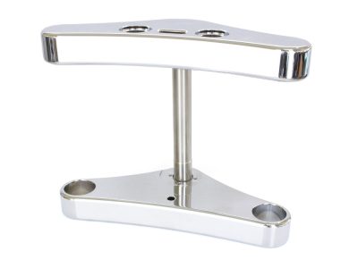 5 Degree Raked Triple Tree Kit - Chrome. Fits FX Softail 1984-2017 & Dyna Wide Glide 1993-2005.