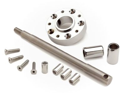Wide Glide Conversion Hardware Kit - Chrome. Fits Rocker 2008-2010.