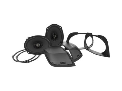 Saddlebag Lid Retro 6x9's Cut In Kit with Speakers. Fits Street Glide, Ultra Classic, Road Glide & Road Glide Ultra 2014-2023