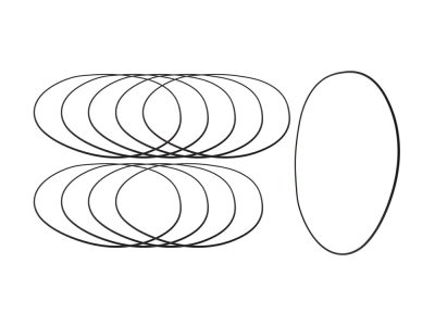 Alternator O'Ring - Pack of 10. Fits 4Spd Big Twin 1970-1984.