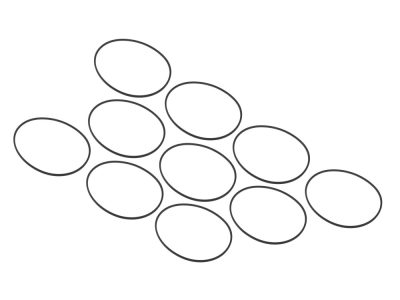 Derby Cover O'Ring - Pack of 10. Fits Sportster 1994-2021.