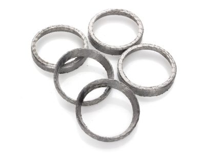 Tapered Exhaust Gaskets - Pack of 5. Fits Big Twin 1984up & Sportster 1986-2021.