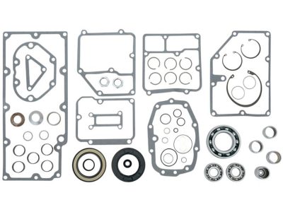 Transmission Rebuild Kit. Fits 5Spd Big Twin 1991-1998 & Aftermarket 6 Speed with the Smaller 1991-1998 Trapdoor Bearings.