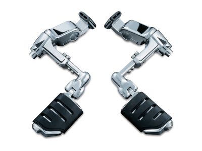 Ergo III Cruise Mounts with Trident Dually ISO-Pegs - Chrome. Fits Honda Gold Wing GL1800 2001-2017 & Honda F6B 2013-2016.