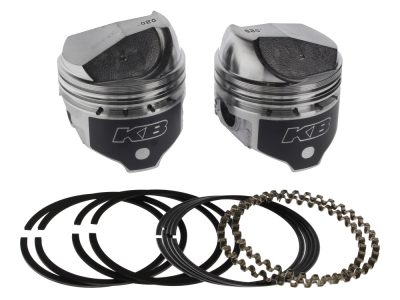 +.020in. Dome Top Pistons with 8.2:1 Compression Ratio. Fits Sportster 1972-1985 with 1000cc Engine.
