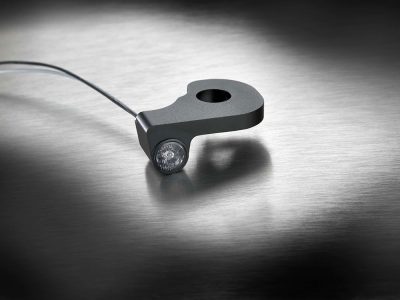 Dash A Under Perch Turn Signal Right - Black. Fits Softail 2015-2024 & Touring 2009-2023 Models with Cable Clutch