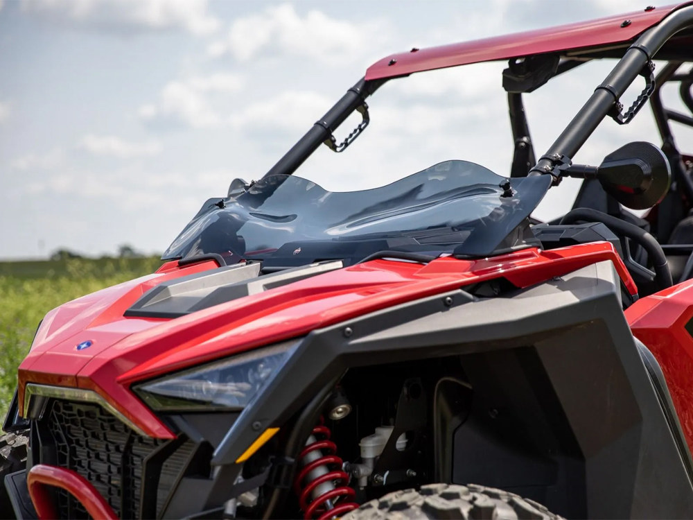 UTV Flare Windshield - Dark Smoke. Fits Polaris RZR Pro XP 2020up. - Image 4