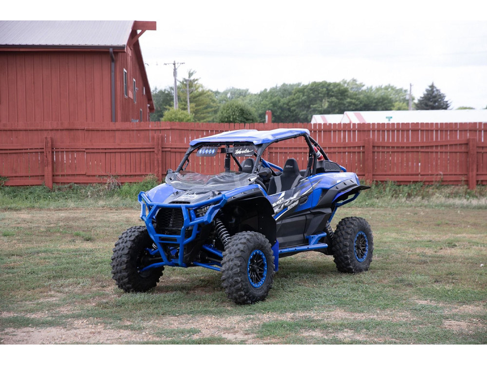 UTV Flare Windshield - Dark Smoke. Fits Kawasaki TERYX KRX 1000 2020up. - Image 2