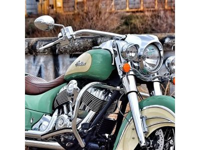 Prairie Handlebar - Chrome. Fits Indian Chief, Vintage, Dark Horse & Springfield 2018up